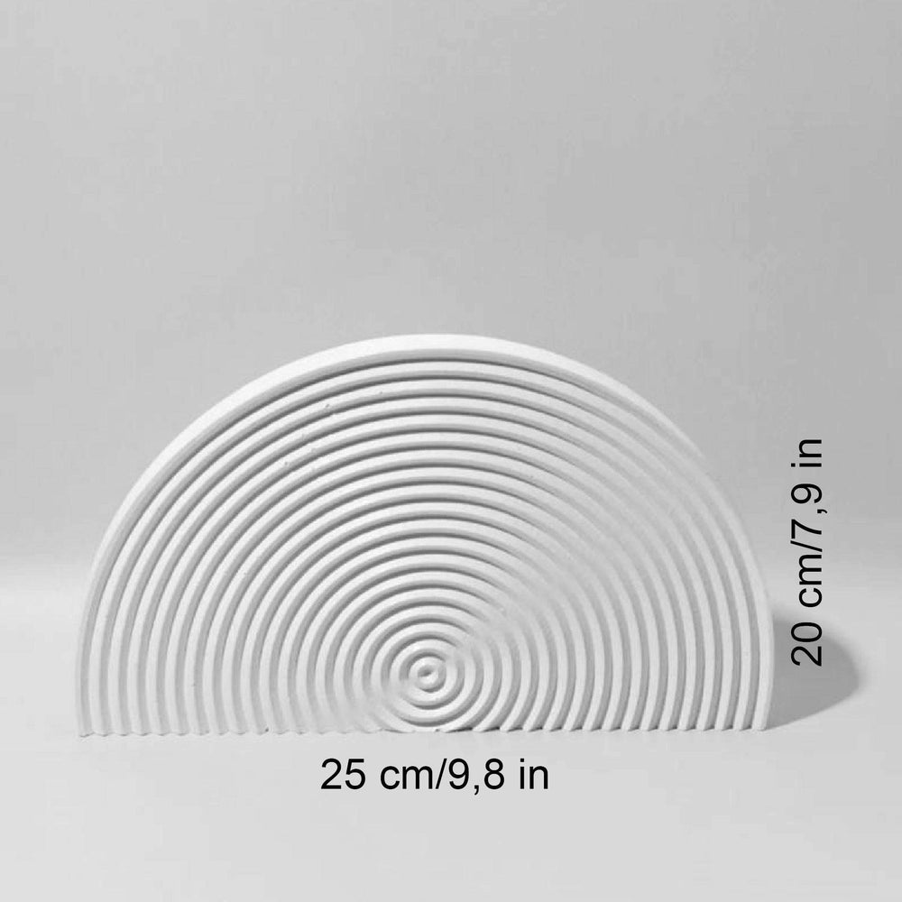 Half - Circle Corrugated Prop 25 cm - Content Props