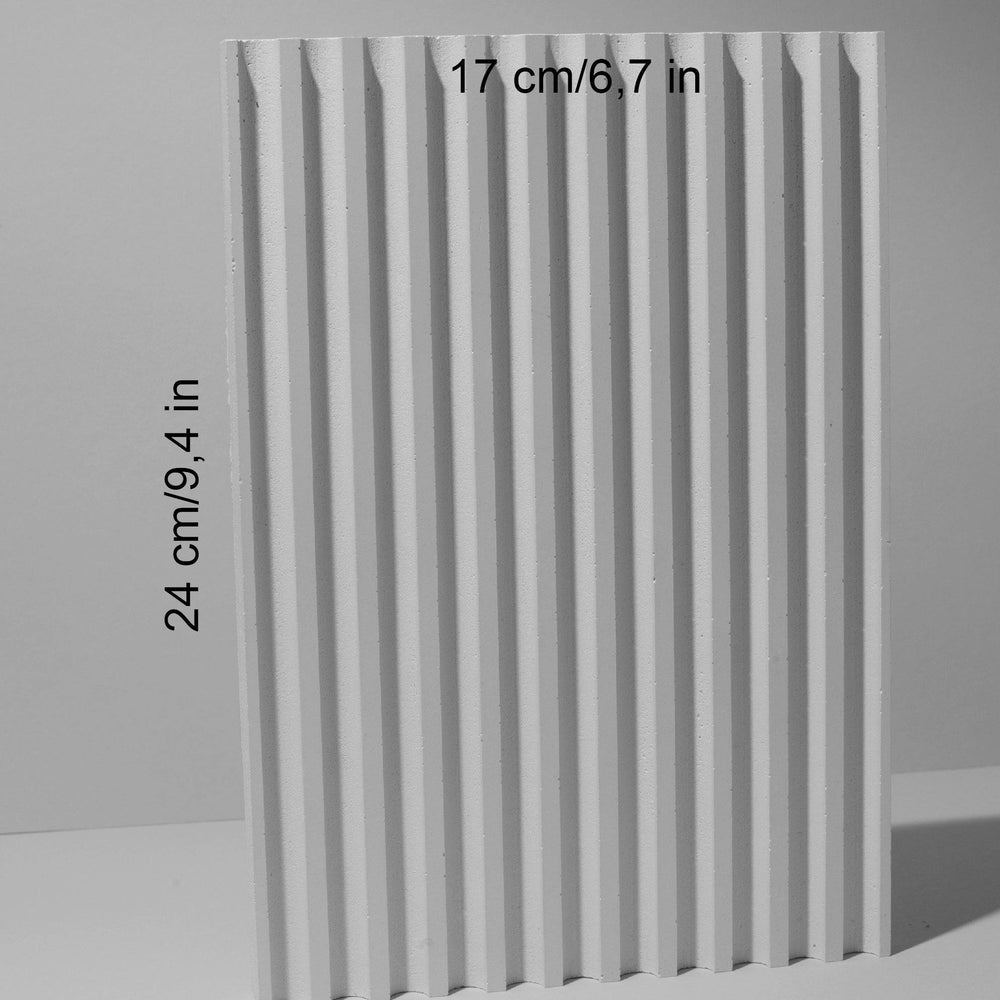 Rectangular Ribbed Prop 24 cm - Content Props