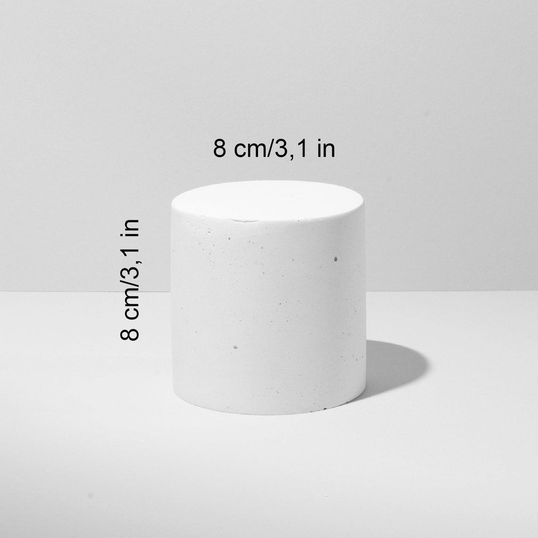 Cylinder Candlestick 8 cm - Content Props