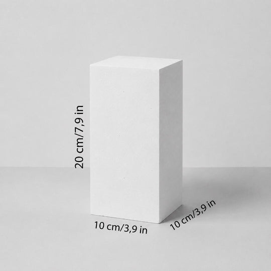 Schmuck-Display-Block-Set, 9-teilig, in Grau und Weiß