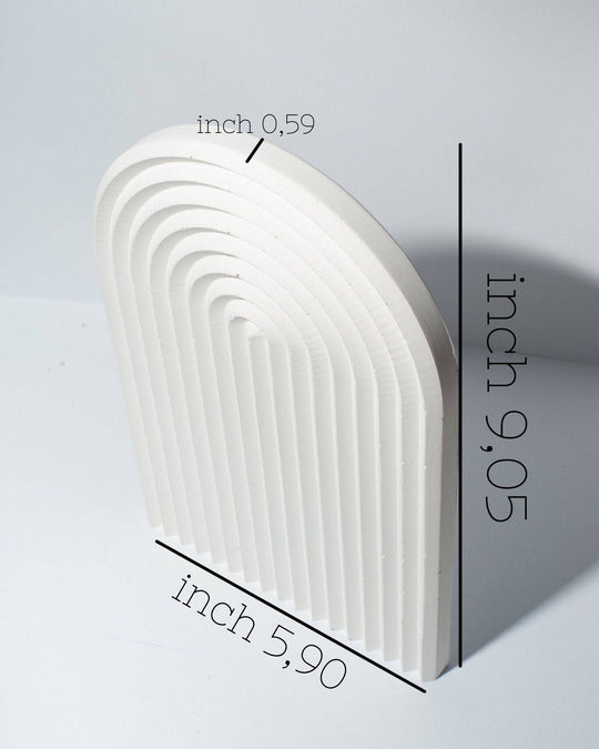 Concrete Arch Decorative Tray - Content Props