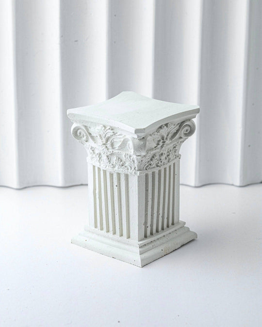 Geometric Concrete Photo Podium - Content Props