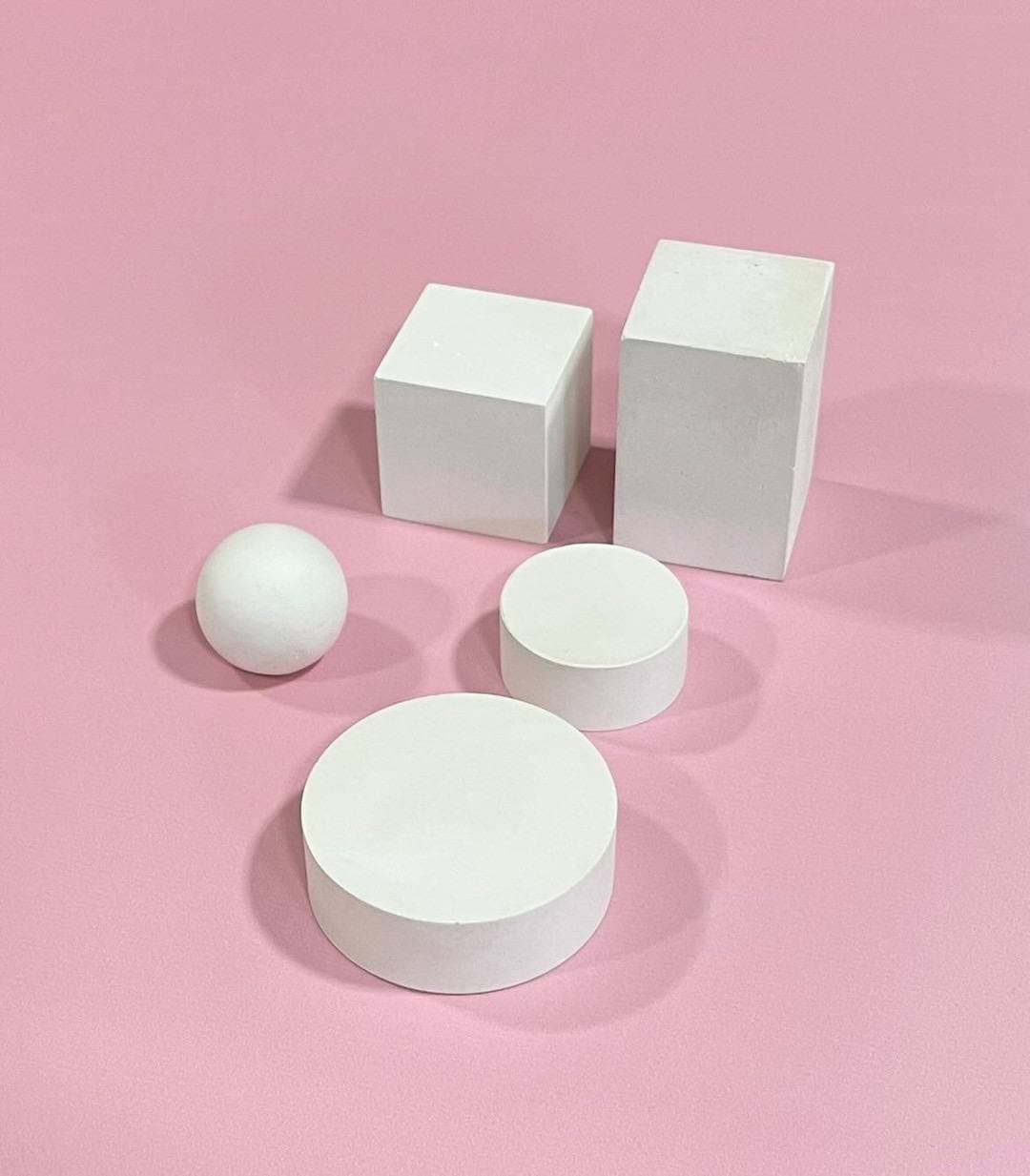 Cube and Cylinder Prop Set - Various Sizes - Content Props