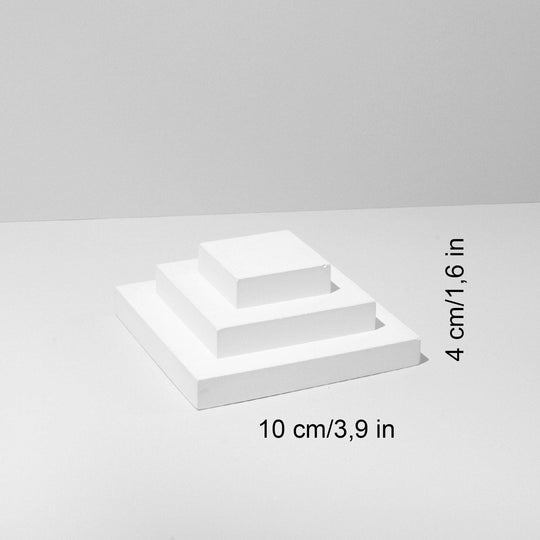 Tiered Square Display 10 cmx4 cm - Content Props