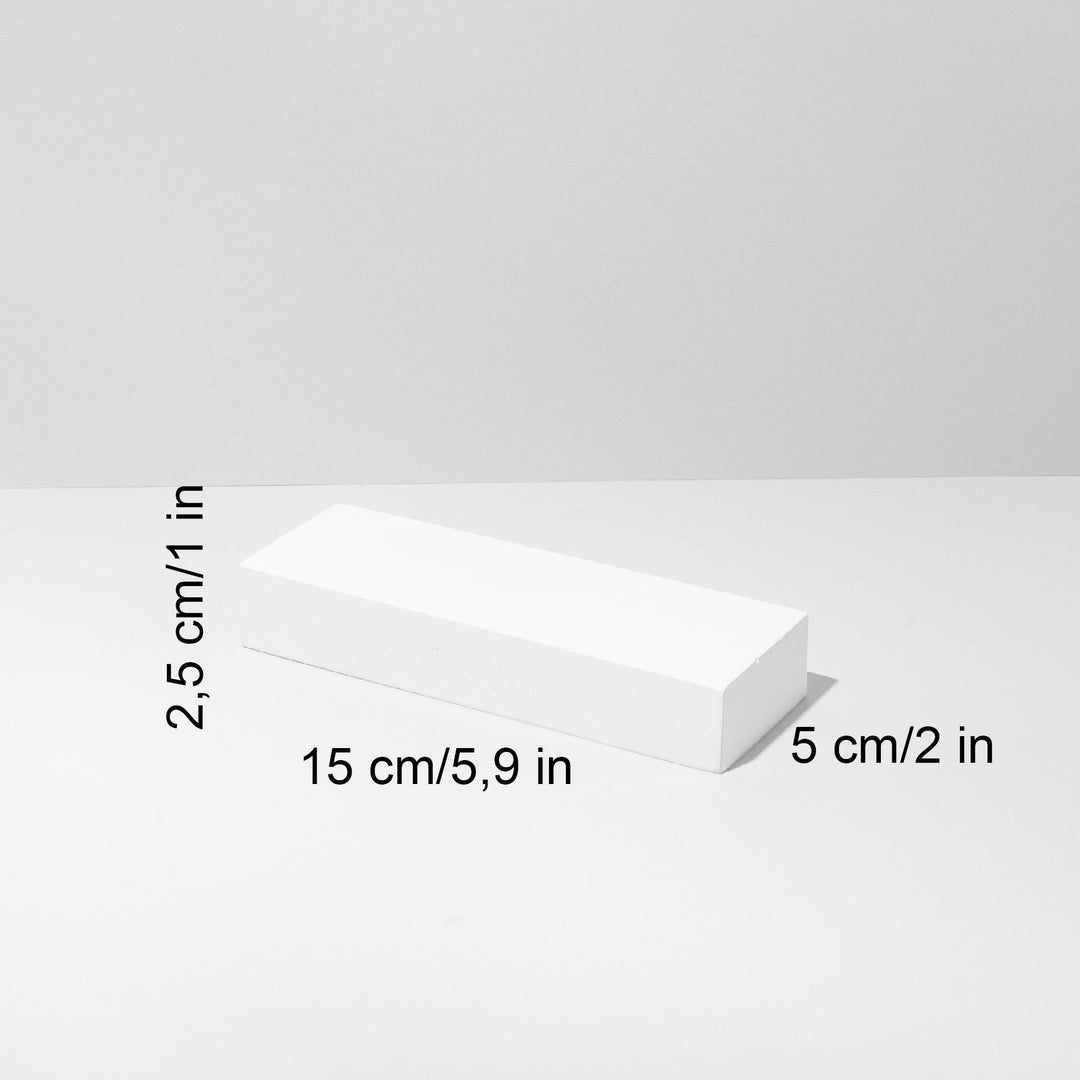 Low platform display slab, approx. 15 x 5 x 2.5 cm / 5.9 x 2 x 1 in