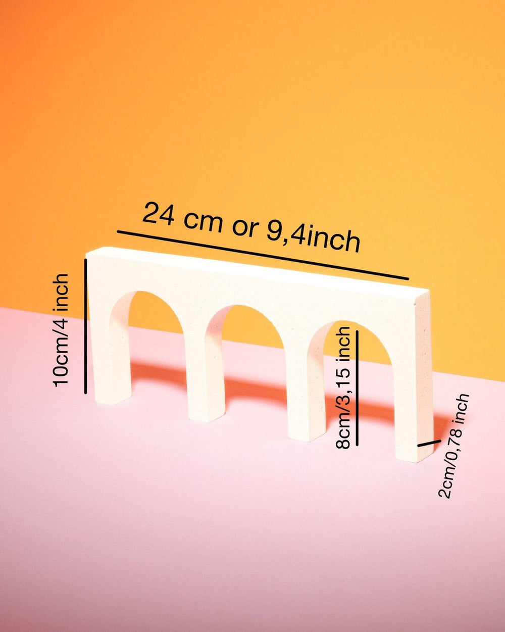Triple Arch Prop - 24x10 cm - Content Props