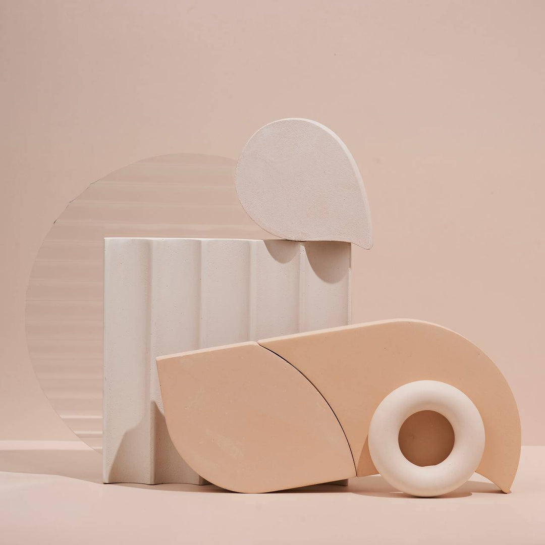 Square Ribbed Prop 15 cm - Content Props